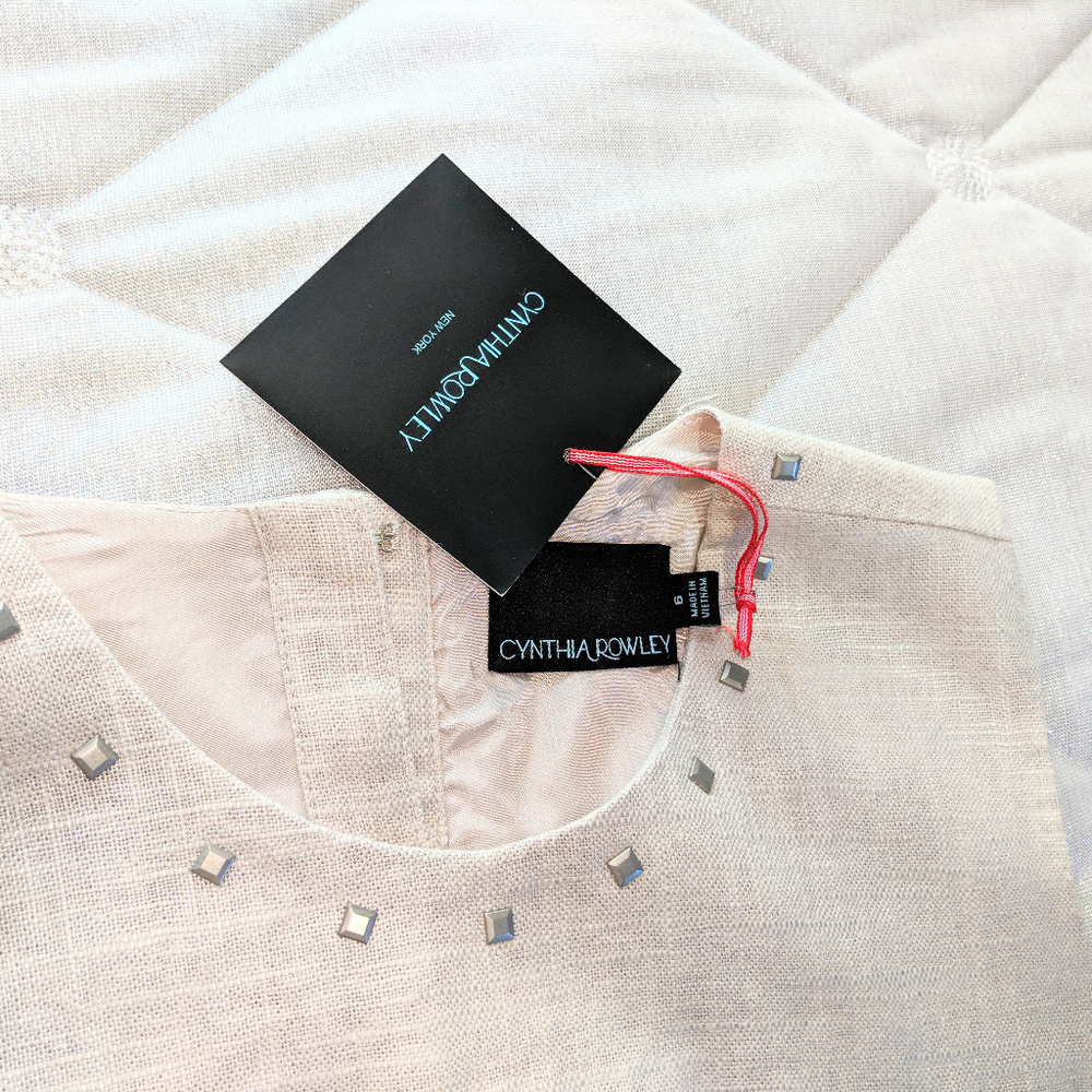 🆕 CYNTHIA ROWLEY Coktail Dress Sz 6 - Picture 6 of 6
